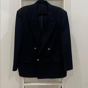 St Michael Wool Blend Double Breasted Blazer